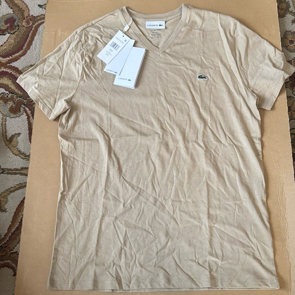 Lacoste new with tags Pima tshirt